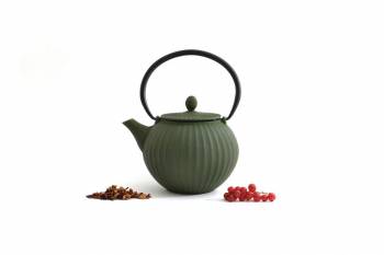 Заварочный чайник чугунный 1,3 л (зеленый) Studio BergHOFF 1107118. Фото