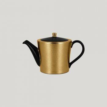 Чайник с крышкой RAK Porcelain MetalFusion Gold 400 мл 81223688. Фото