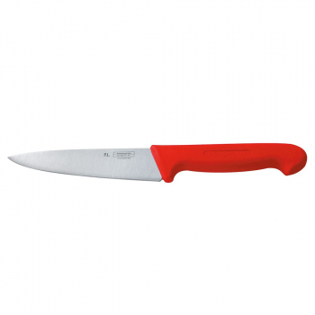 Нож PRO-Line поварской 16 см, красная пластиковая ручка, P.L. Proff Cuisine 99005019. Фото