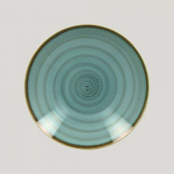 Глубокая тарелка RAK Porcelain Twirl Lagoon 3,6 л, 36*4 см 81220500. Фото