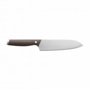 Нож сантоку с рукоятью из темного дерева 17,5см BergHOFF 1307159. Фото