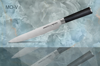 Нож кухонный для нарезки SAMURA Mo-V SM-0045/16. Фото