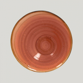 Ассиметричная тарелка RAK Porcelain Twirl Coral 1,6 л, 29*14 см 81220504. Фото