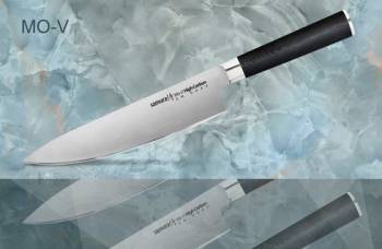 Нож кухонный шеф SAMURA Mo-V SM-0085/16. Фото