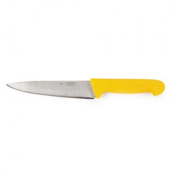 Нож PRO-Line поварской 16 см, желтая пластиковая ручка, P.L. Proff Cuisine 99005021. Фото
