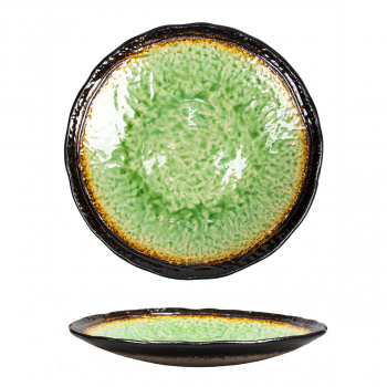 Тарелка d=30 см,каменная керамика,цвет"Green",серия "Tokyo-Stockholm"  P.L. 81229700. Фото