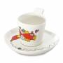 Набор 2 шт чашек для чая с блюдцем 0,24 л Eclipse ornament BergHOFF 3705007