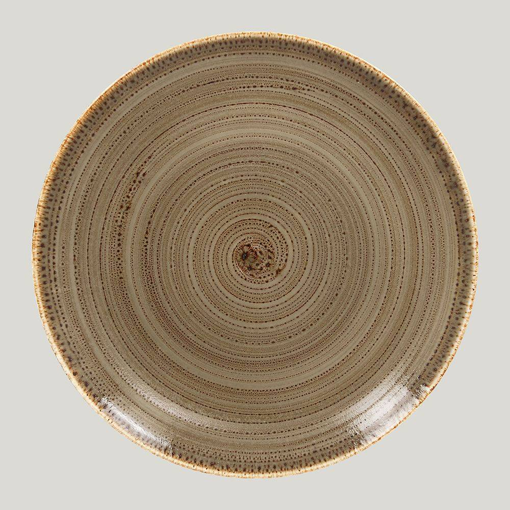 Тарелка RAK Porcelain Twirl Alga плоская 31 см 81220398. Фото