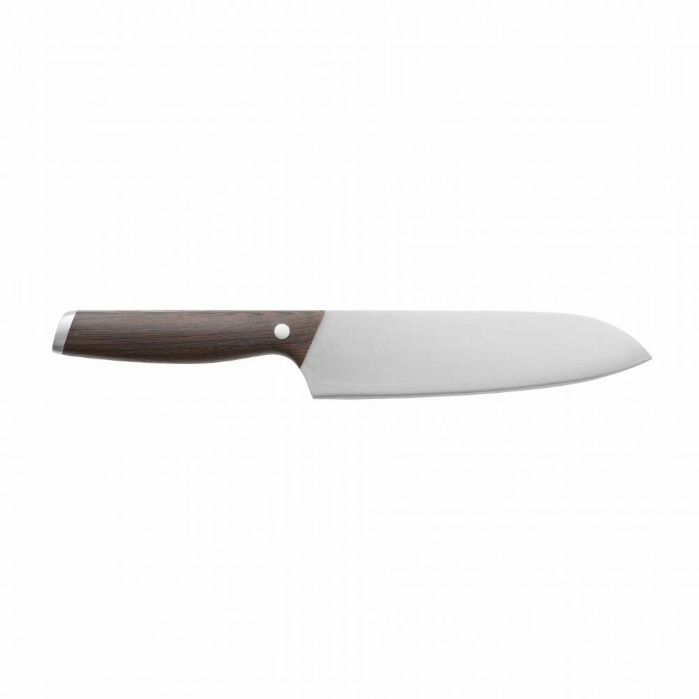 Нож сантоку с рукоятью из темного дерева 17,5см BergHOFF 1307159. Фото