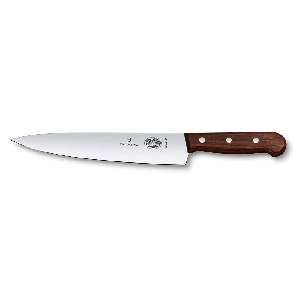 Универсальный нож Victorinox Rosewood 22 см, ручка розовое дерево 70001087. Фото