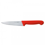 Нож PRO-Line поварской 16 см, красная пластиковая ручка, P.L. Proff Cuisine 99005019. Фото