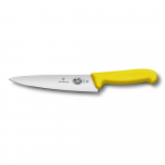 Универсальный нож Victorinox Fibrox 19 см, ручка фиброкс желтая 70001148. Фото