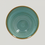 Ассиметричная тарелка RAK Porcelain Twirl Lagoon 1,6 л, 29*14 см 81220505. Фото