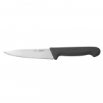 Нож PRO-Line для нарезки 16 см, черная пластиковая ручка, P.L. Proff Cuisine 99005018. Фото