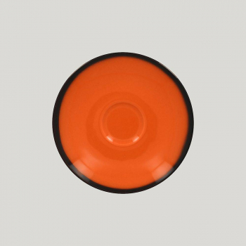 Блюдце RAK Porcelain LEA Orange 17 см, к чашке 81223534 (оранжевый цвет) 81223535. Фото