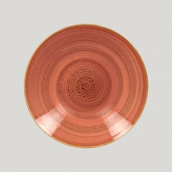 Глубокая тарелка RAK Porcelain Twirl Coral 690 мл, 23 см 81220454. Фото