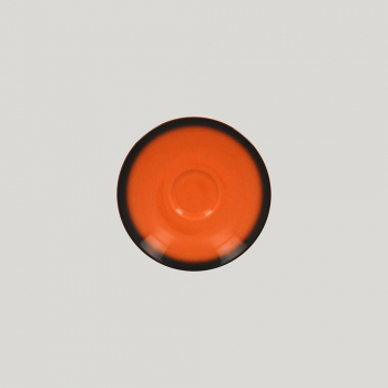 Блюдце RAK Porcelain LEA Orange 13 см, к чашке 81223538 (оранжевый цвет) 81223539. Фото