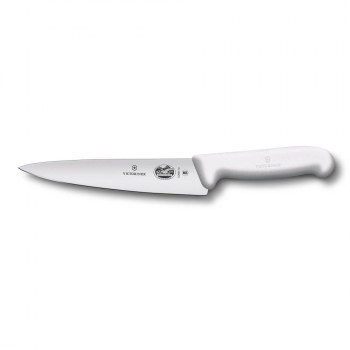 Универсальный нож Victorinox Fibrox 19 см, ручка фиброкс белая 70001147. Фото