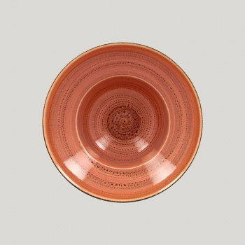 Глубокая тарелка RAK Porcelain Twirl Coral 480 мл, 26*9 см 81220469. Фото