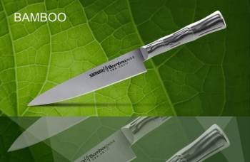 Нож кухонный универсальный SAMURA Bamboo SBA-0021. Фото