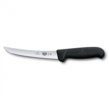 Нож обвалочный Victorinox Fibrox 15 см изогнутый, ручка фиброкс черная 70001212. Фото