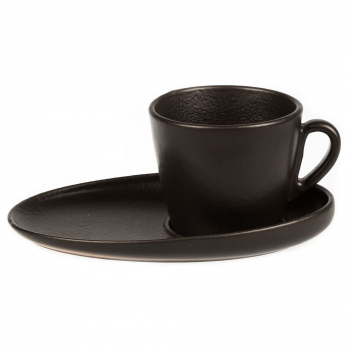 Чашка с блюдцем Black Star Cappuccino 175 мл, P.L. Proff Cuisine 81223144. Фото