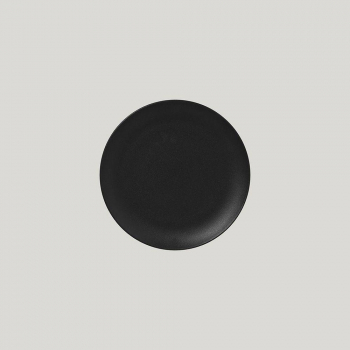 Тарелка RAK Porcelain NeoFusion Volcano круглая плоская 15 см, черный цвет 81220008. Фото
