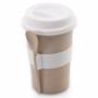 Кружка для кофе с ложкой 0,5 л (бежевая) CooknCo BergHOFF 2800056. Фото