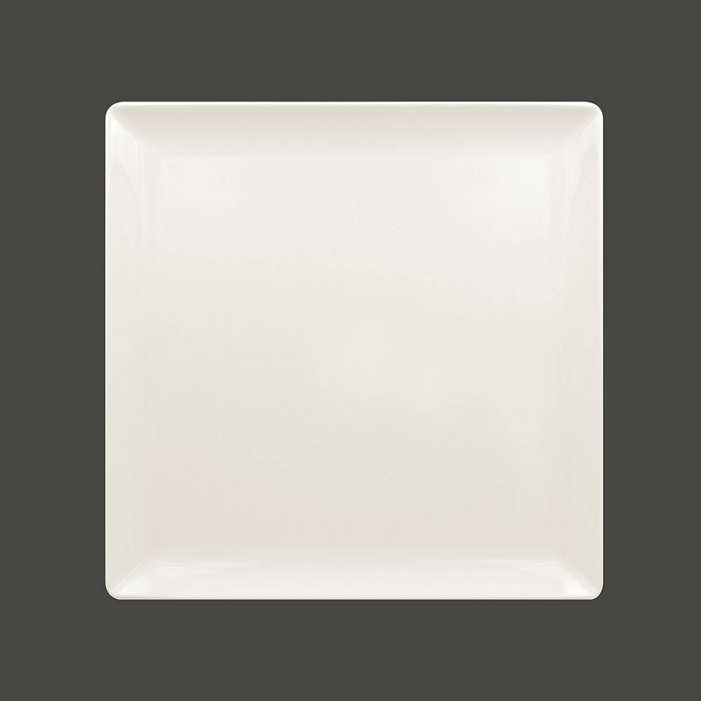 Тарелка RAK Porcelain Nano квадратная плоская 27*27 см 81220706. Фото