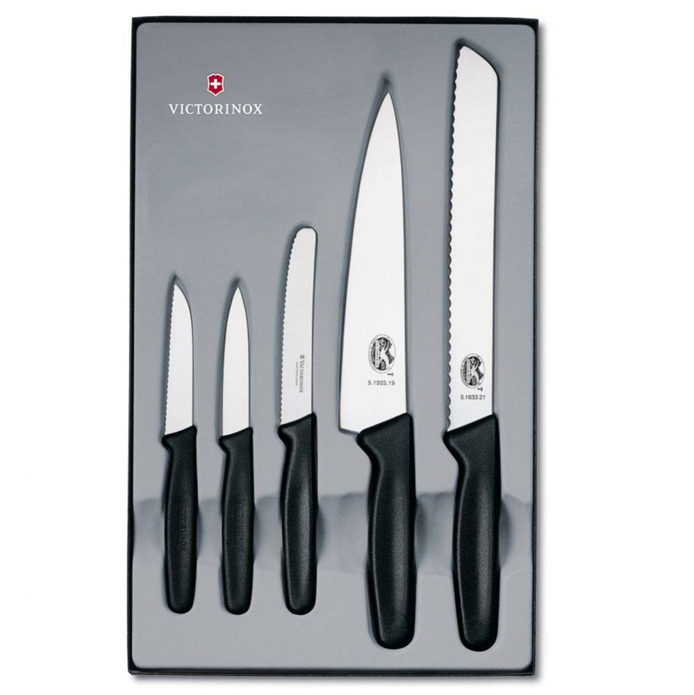 Набор ножей Victorinox с пластиковыми ручками, 5 шт 70001138. Фото