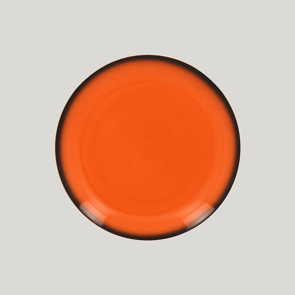 Тарелка круглая RAK Porcelain LEA Orange 21 см (оранжевый цвет) 81223529. Фото