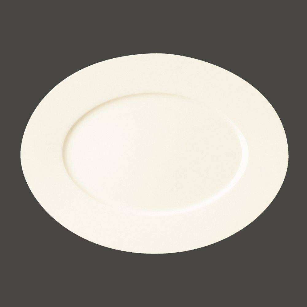 Тарелка овальная плоская RAK Porcelain Fine Dine 26*20 см 81220601. Фото