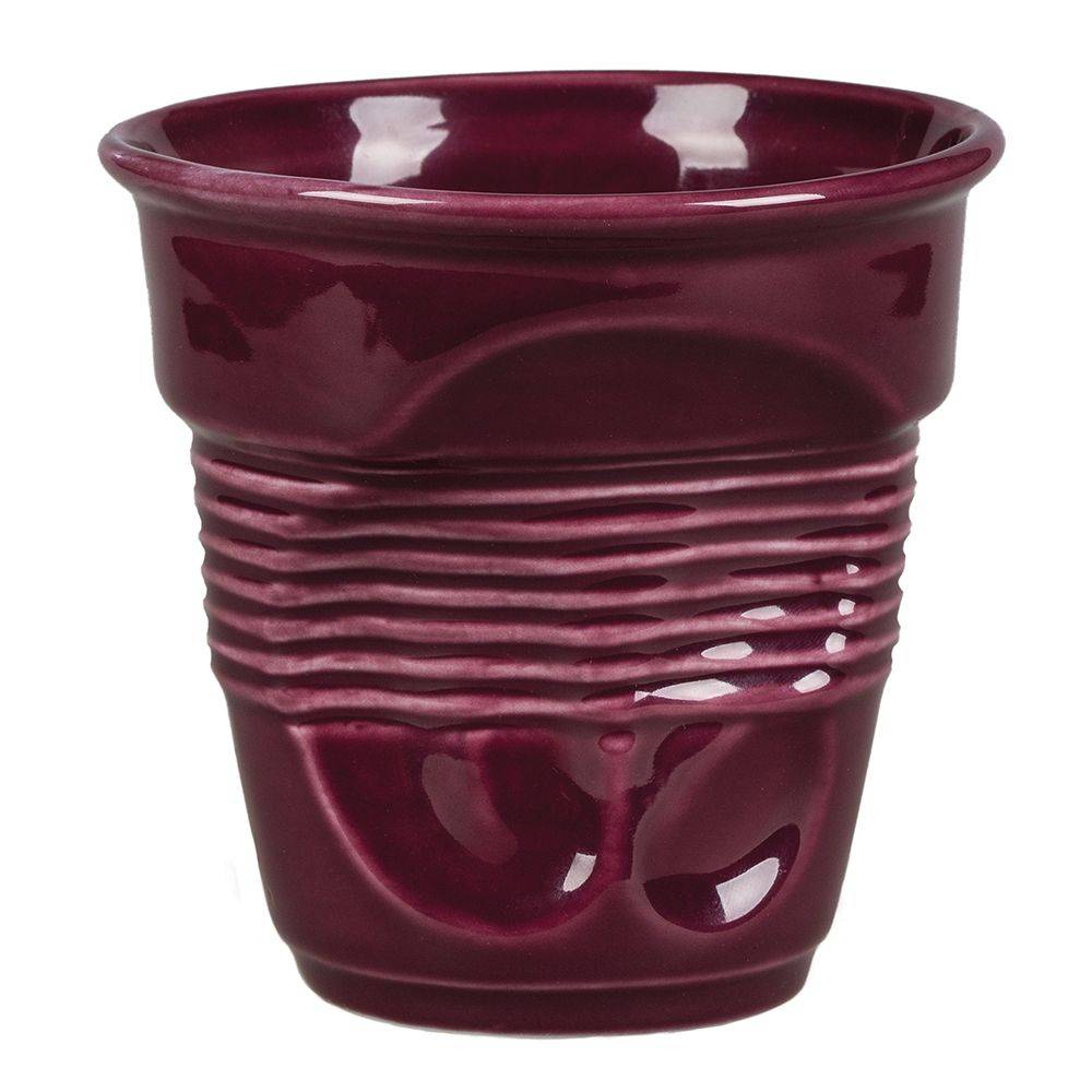 Чашка для латте Barista (Бариста) "мятая" 400 мл фиолетовая, h 10,3 см, P.L. Proff Cuisine 81223261. Фото