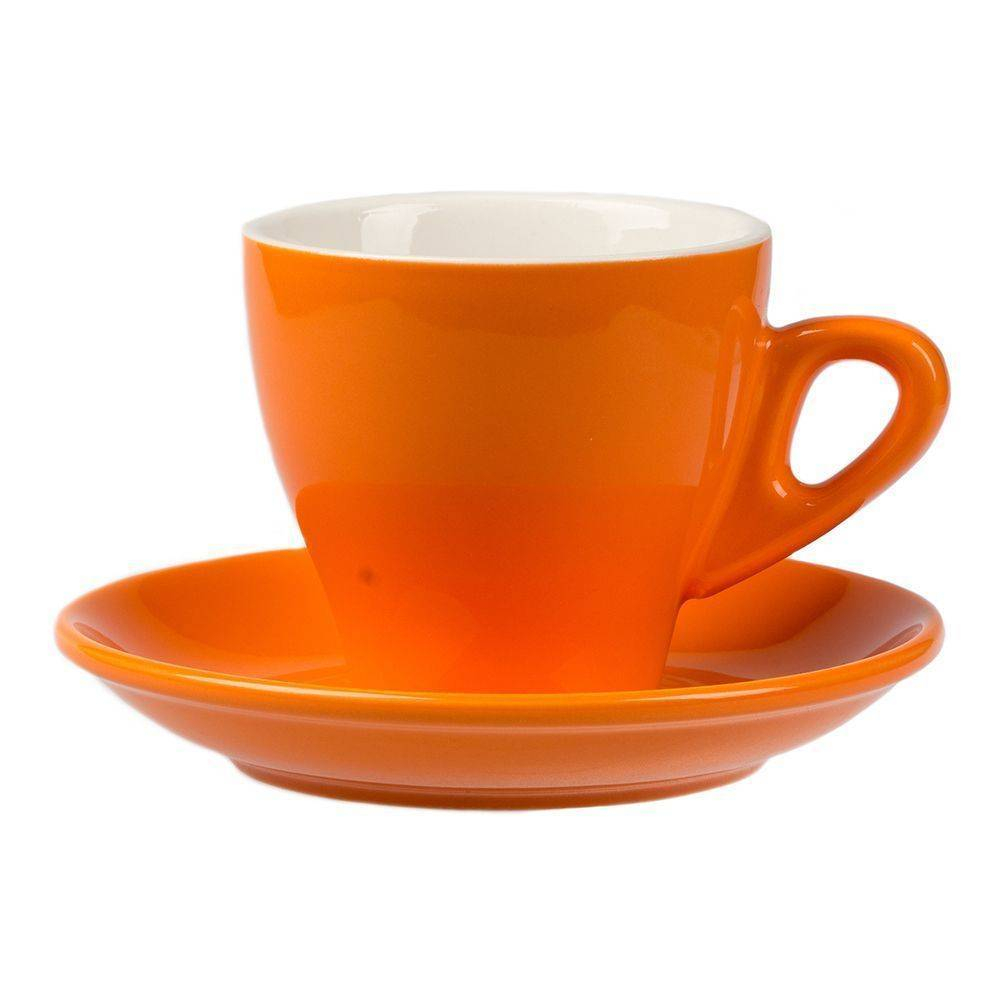 Кофейная пара Barista (Бариста) 280 мл, оранжевый цвет, P.L. Proff Cuisine (кор= 36 шт) 81223286. Фото