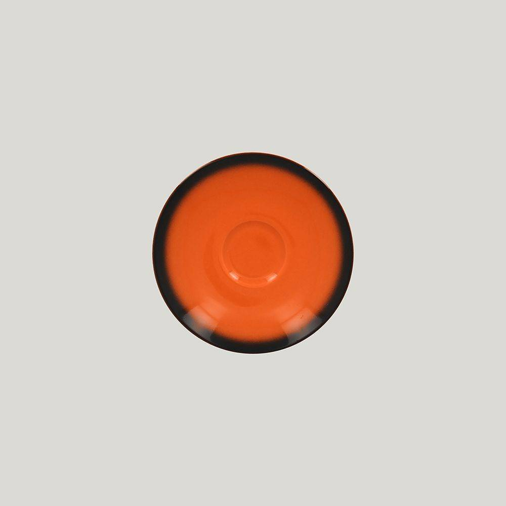 Блюдце RAK Porcelain LEA Orange 13 см, к чашке 81223538 (оранжевый цвет) 81223539. Фото