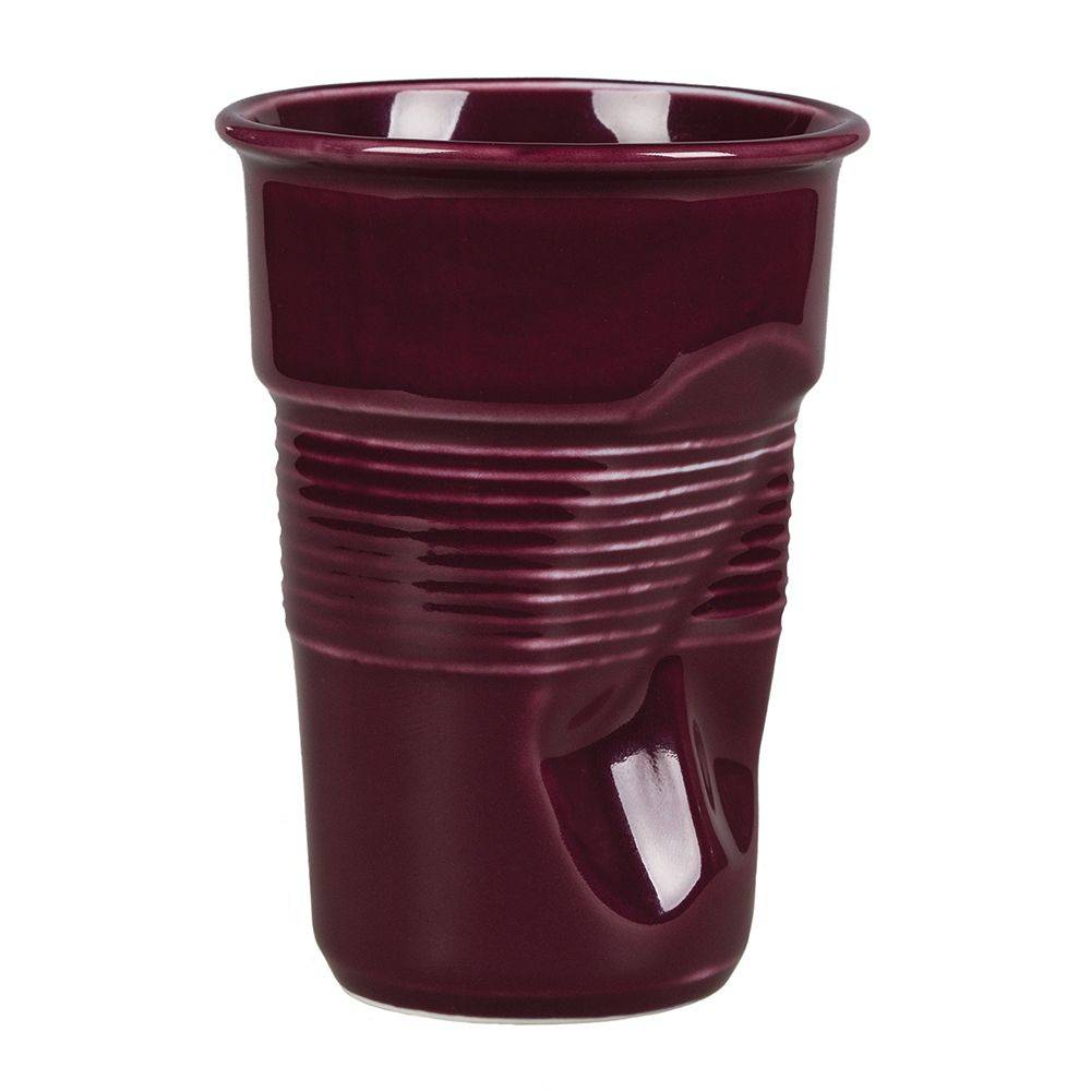 Чашка для латте Barista (Бариста) "мятая" 290 мл фиолетовая, h 11,5 см, P.L. Proff Cuisine 81223264. Фото