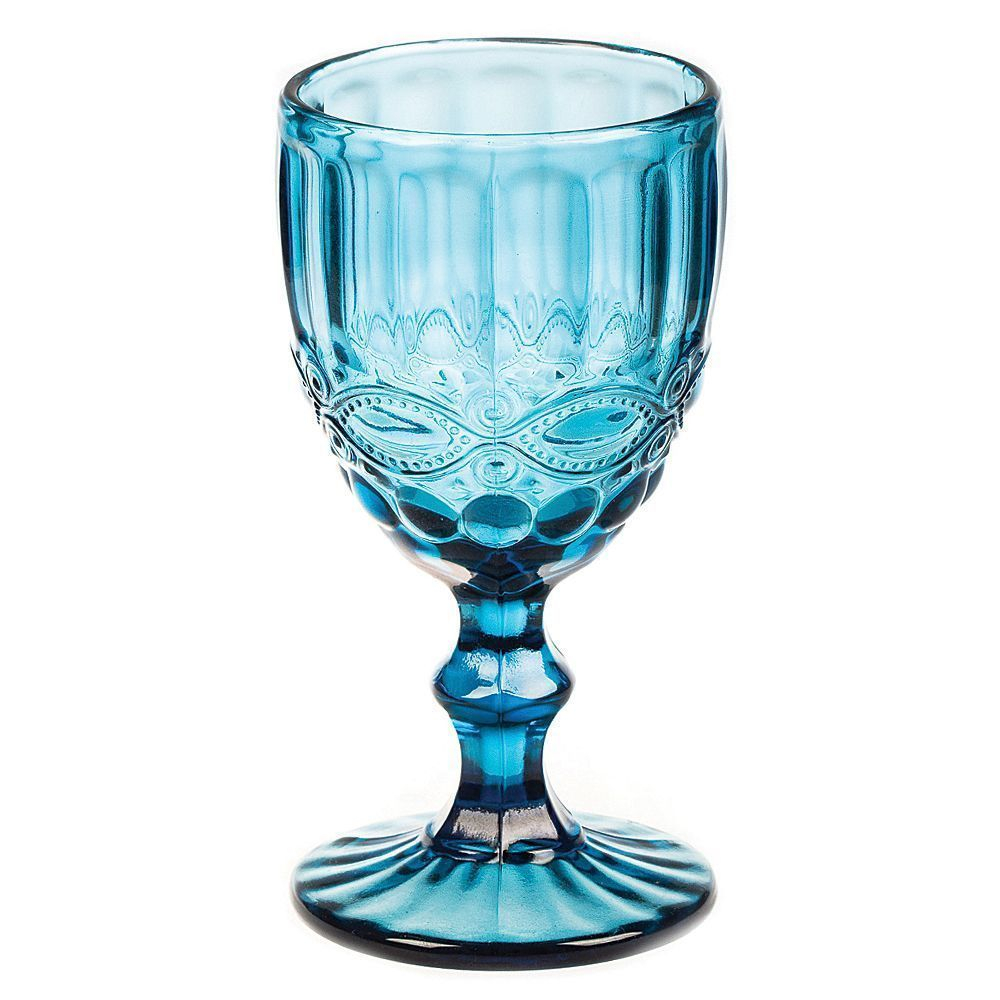 Фужер синий 300 мл (цена за 6 шт.в наборе) стекло, P.L. Proff Cuisine 81261215. Фото