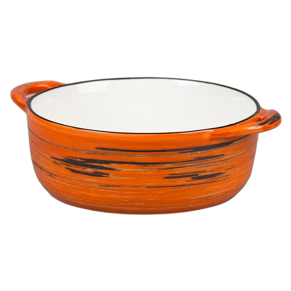 Чашка для супа Texture Orange Circular 14,5 см, h 5,5 см, 580 мл, P.L. Proff Cuisine 70001275. Фото