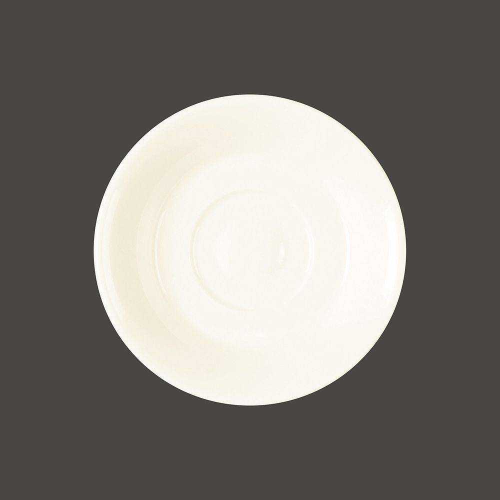 Блюдце круглое для чашки RAK Porcelain Fine Dine 15 см (для FDCU20 и FDCU25) 81220587. Фото