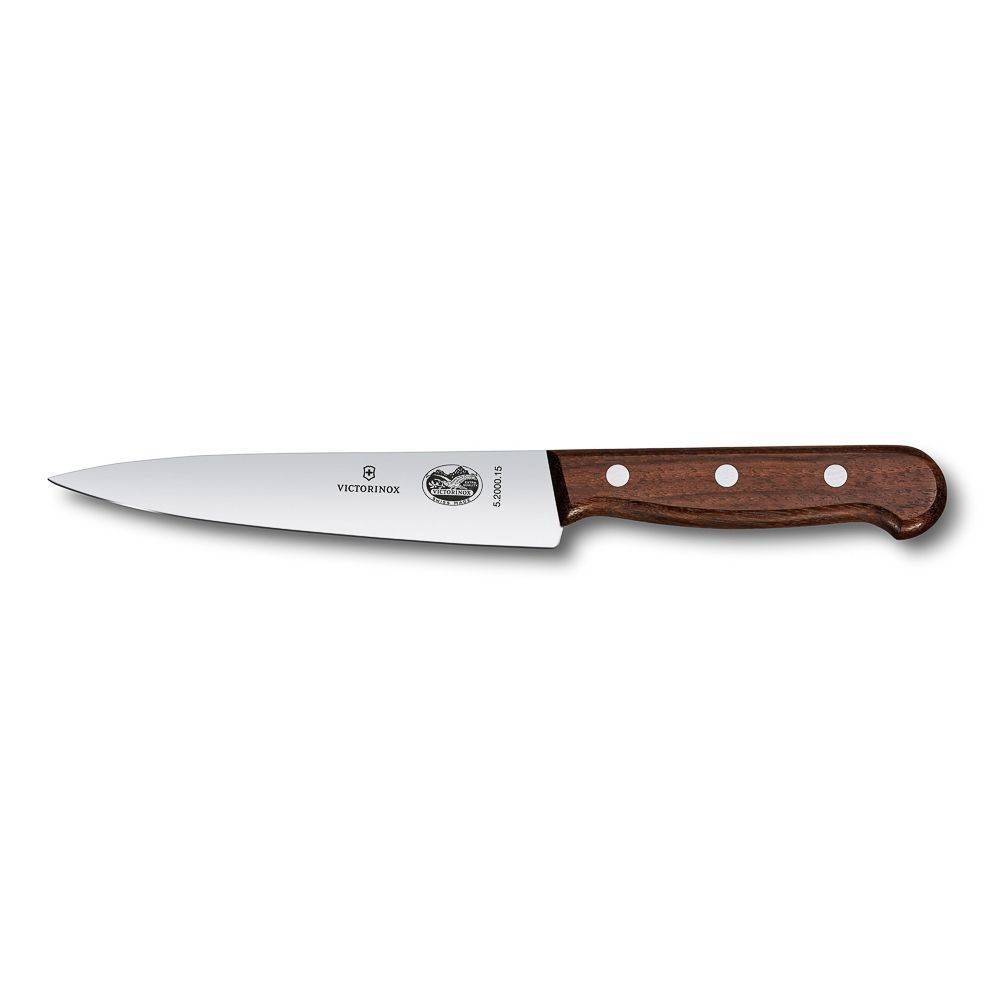 Нож поварской Victorinox Rosewood 15 см, ручка розовое дерево 70001065. Фото