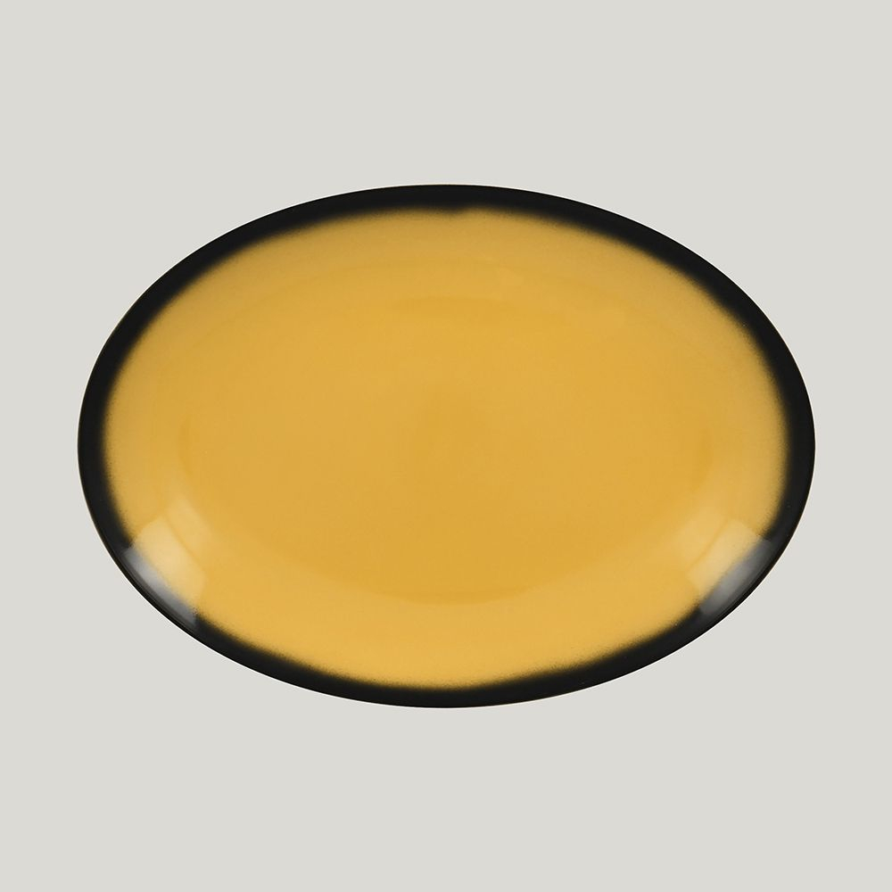 Блюдо овальное RAK Porcelain LEA Yellow 36 см (желтый цвет) 81223404