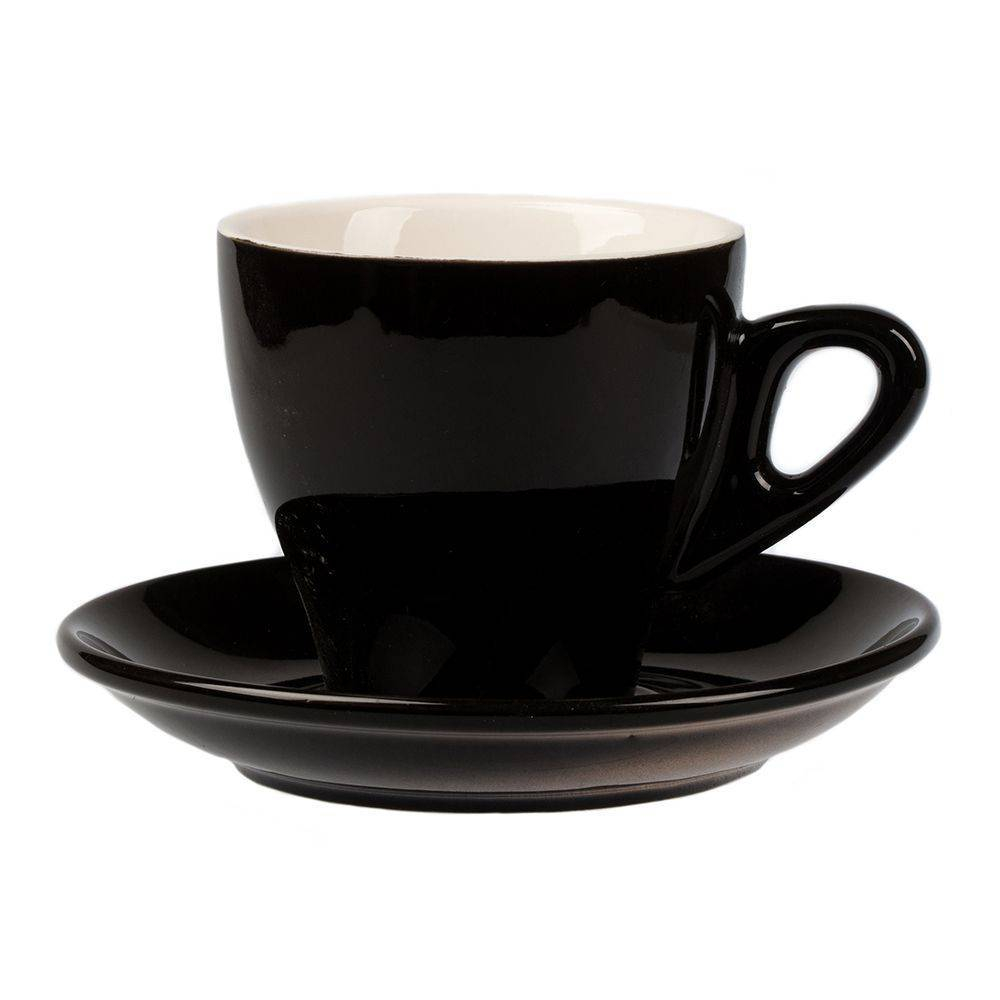 Кофейная пара Barista (Бариста) 280 мл, черный цвет, P.L. Proff Cuisine (кор= 36 шт) 81223287. Фото
