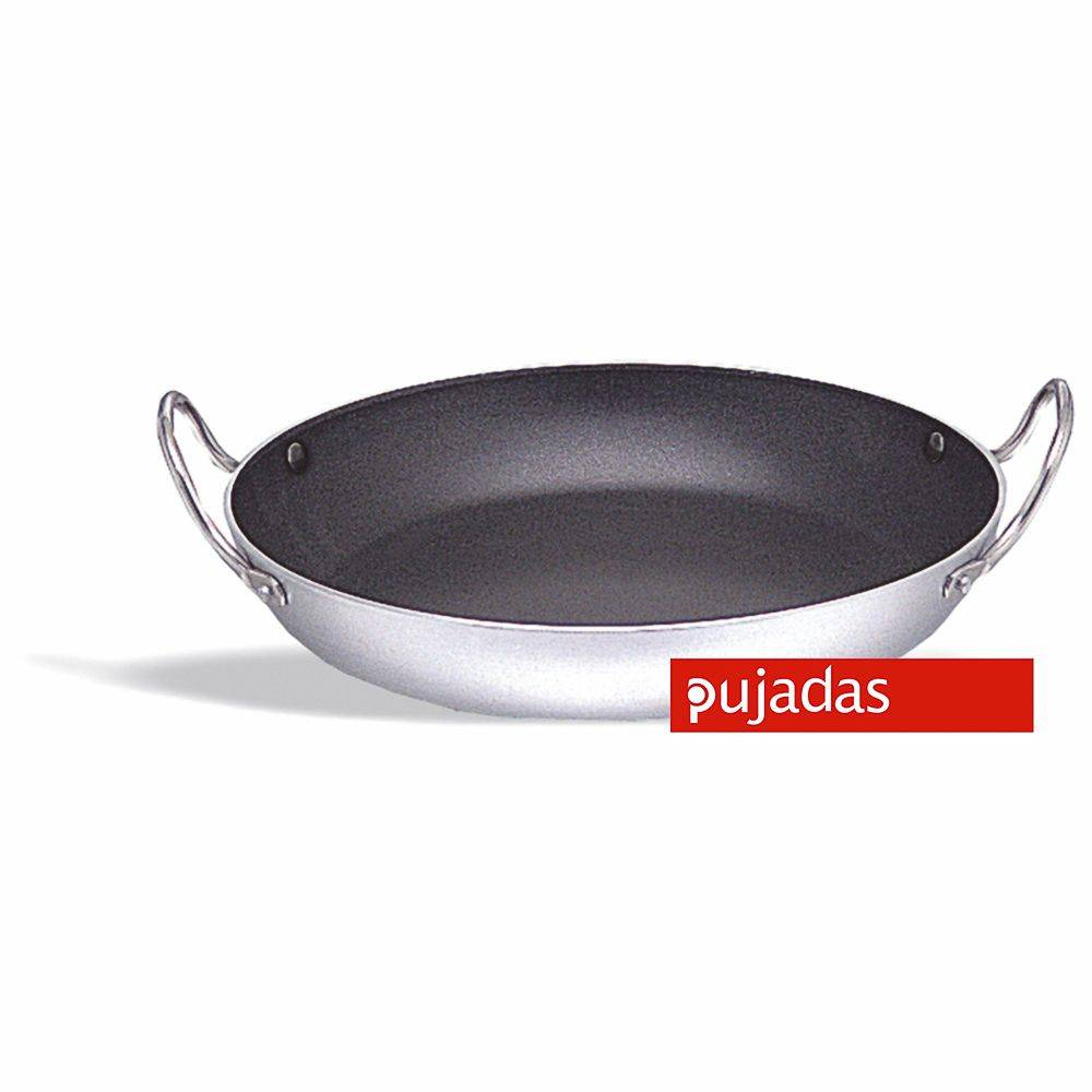 Сковорода для паэльи с двумя ручками d 24 см, h 4,5 см, алюминий с антипригарным покрытием, Pujadas 85100193. Фото