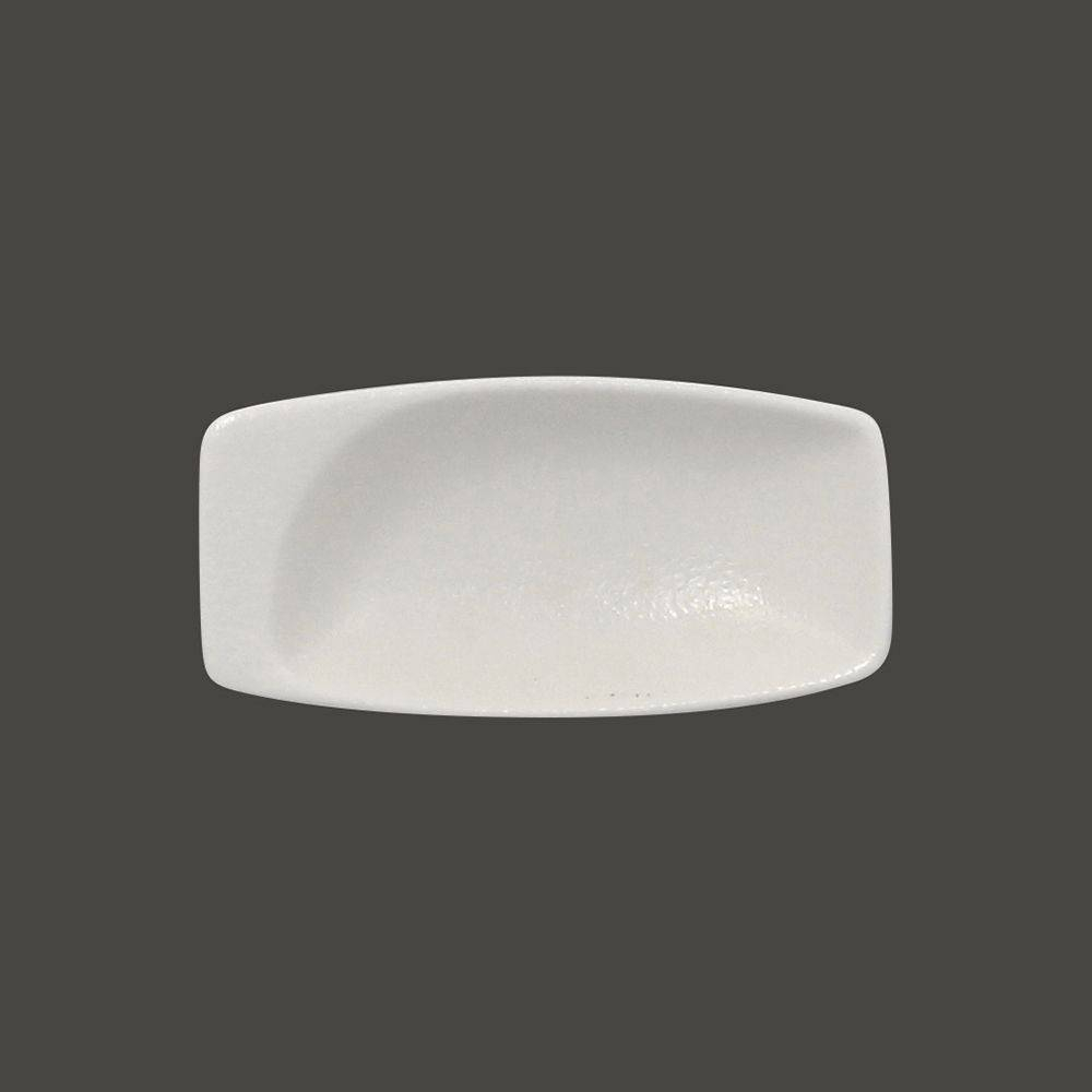 Салатник RAK Porcelain NeoFusion Sand прямоугольный 11*5,5 см, белый цвет 81220230. Фото