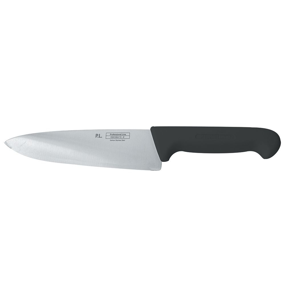 Шеф-нож PRO-Line 25 см, черная пластиковая ручка, P.L. Proff Cuisine 71047296. Фото