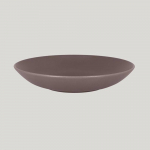 Тарелка RAK Porcelain Neofusion Mellow Chestnut brown глубокая круглая, 26 см, 1200 мл (коричневый ц 81221256. Фото