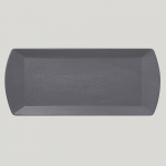 Тарелка RAK Porcelain NeoFusion Stone прямоугольная для подачи, 35*15 см (серый цвет) 81221127. Фото