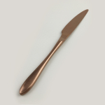Нож столовый ,покрытие PVD,цвет матовая медь,серия "Alessi-Copper"  P.L. 81280005. Фото