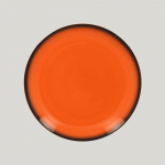 Тарелка круглая RAK Porcelain LEA Orange 24 см (оранжевый цвет) 81223528. Фото