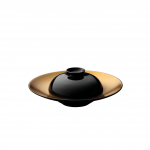 Глубокая сервировочная тарелка с миской черные BergHOFF 1698004. Фото